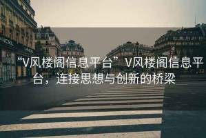 “V風樓閣信息平臺”V風樓閣信息平臺，連接思想與創(chuàng)新的橋梁