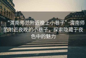 “渭南師范附近晚上小巷子”渭南師范附近夜晚的小巷子，探索隱藏于夜色中的魅力