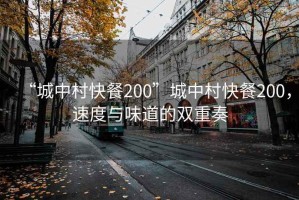 “城中村快餐200”城中村快餐200，速度與味道的雙重奏