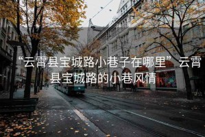 “云霄縣寶城路小巷子在哪里”云霄縣寶城路的小巷風(fēng)情