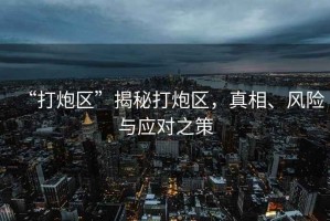 “打炮區(qū)”揭秘打炮區(qū)，真相、風險與應(yīng)對之策