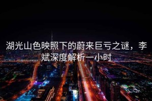 湖光山色映照下的蔚來巨虧之謎，李斌深度解析一小時