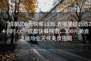 “成都300元快餐1130.去哪里找合適24小時(shí).cc”成都快餐探索，300元美食之旅與全天候美食指南