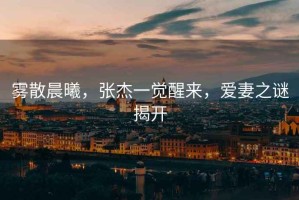 霧散晨曦，張杰一覺醒來，愛妻之謎揭開