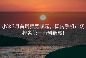 小米3月首周強(qiáng)勢崛起，國內(nèi)手機(jī)市場排名第一再創(chuàng)新高！