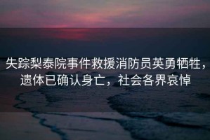 失蹤梨泰院事件救援消防員英勇犧牲，遺體已確認身亡，社會各界哀悼