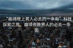 “曲靖晚上男人必去的一條街”科技探索之旅，曲靖夜晚男人的必去一條街