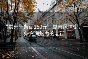 “嘉善一條街150元”嘉善風情街，一條充滿魅力的老街