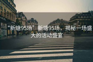 “新塘95場”新塘95場，揭秘一場盛大的活動盛宴