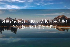 風(fēng)景這邊獨(dú)好，300萬人投票評選最丑軍訓(xùn)服，新生驚呼天塌了