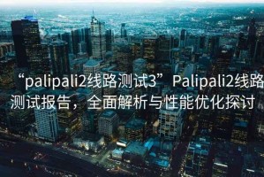 “palipali2線路測試3”Palipali2線路測試報告，全面解析與性能優化探討