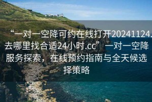 “一對一空降可約在線打開20241124.去哪里找合適24小時.cc”一對一空降服務探索，在線預約指南與全天候選擇策略