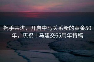 攜手共進(jìn)，開啟中馬關(guān)系新的黃金50年，慶祝中馬建交65周年特稿