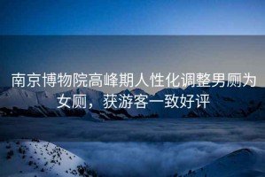 南京博物院高峰期人性化調(diào)整男廁為女廁，獲游客一致好評