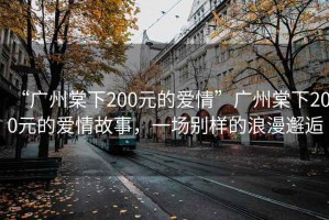 “廣州棠下200元的愛情”廣州棠下200元的愛情故事，一場別樣的浪漫邂逅