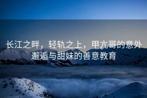 長(zhǎng)江之畔，輕軌之上，甲亢哥的意外邂逅與甜妹的善意教育