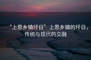 “上思鄉(xiāng)鎮(zhèn)圩日”上思鄉(xiāng)鎮(zhèn)的圩日，傳統(tǒng)與現(xiàn)代的交融
