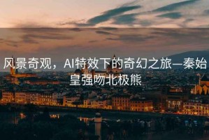 風景奇觀，AI特效下的奇幻之旅—秦始皇強吻北極熊