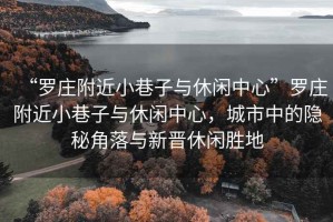 “羅莊附近小巷子與休閑中心”羅莊附近小巷子與休閑中心，城市中的隱秘角落與新晉休閑勝地