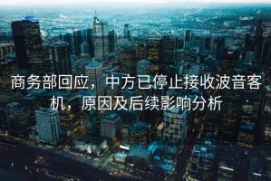 商務部回應，中方已停止接收波音客機，原因及后續影響分析