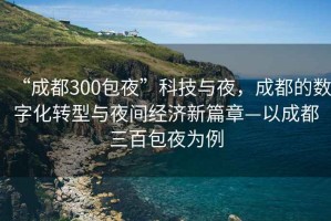 “成都300包夜”科技與夜，成都的數字化轉型與夜間經濟新篇章—以成都三百包夜為例