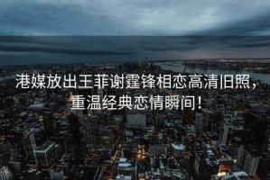 港媒放出王菲謝霆鋒相戀高清舊照，重溫經典戀情瞬間！