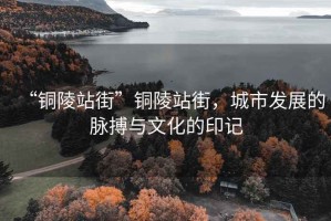 “銅陵站街”銅陵站街，城市發(fā)展的脈搏與文化的印記