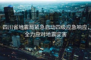 四川省地震局緊急啟動四級應(yīng)急響應(yīng)，全力應(yīng)對地震災(zāi)害