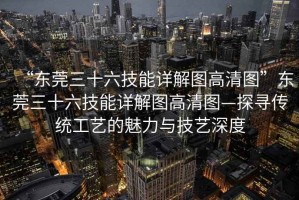 “東莞三十六技能詳解圖高清圖”東莞三十六技能詳解圖高清圖—探尋傳統工藝的魅力與技藝深度