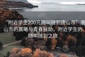 “附近學生200元隨叫隨到唐山市”唐山市的晨曦與青春脈動，附近學生的隨叫隨到之旅