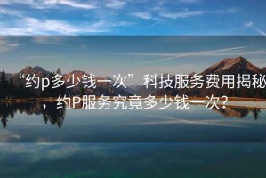 “約p多少錢一次”科技服務(wù)費(fèi)用揭秘，約P服務(wù)究竟多少錢一次？