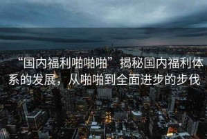 “國內福利啪啪啪”揭秘國內福利體系的發展，從啪啪到全面進步的步伐