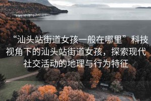 “汕頭站街道女孩一般在哪里”科技視角下的汕頭站街道女孩，探索現代社交活動的地理與行為特征