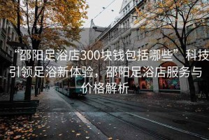 “邵陽足浴店300塊錢包括哪些”科技引領足浴新體驗，邵陽足浴店服務與價格解析
