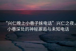 “興仁晚上小巷子妹電話”興仁之夜，小巷深處的神秘邂逅與未知電話