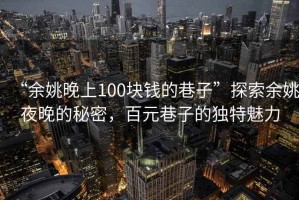 “余姚晚上100塊錢的巷子”探索余姚夜晚的秘密，百元巷子的獨(dú)特魅力