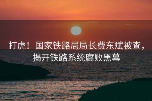 打虎！國家鐵路局局長費(fèi)東斌被查，揭開鐵路系統(tǒng)腐敗黑幕