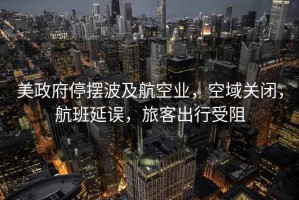 美政府停擺波及航空業(yè)，空域關閉，航班延誤，旅客出行受阻