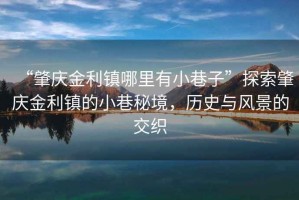 “肇慶金利鎮哪里有小巷子”探索肇慶金利鎮的小巷秘境，歷史與風景的交織