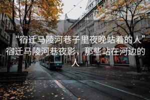 “宿遷馬陵河巷子里夜晚站著的人”宿遷馬陵河巷夜影，那些站在河邊的人