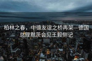 柏林之春，中德友誼之橋再架—德國總理默茨會(huì)見王毅側(cè)記