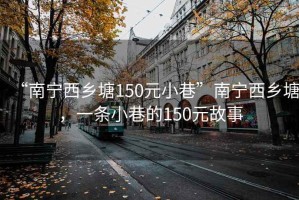 “南寧西鄉塘150元小巷”南寧西鄉塘，一條小巷的150元故事