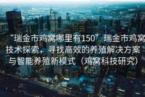 “瑞金市雞窩哪里有150”瑞金市雞窩技術探索，尋找高效的養殖解決方案與智能養殖新模式（雞窩科技研究）