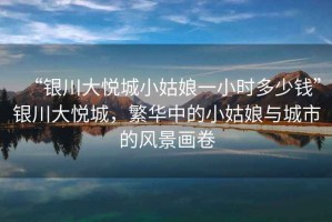 “銀川大悅城小姑娘一小時多少錢”銀川大悅城，繁華中的小姑娘與城市的風景畫卷