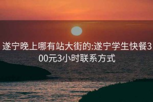 遂寧晚上哪有站大街的:遂寧學生快餐300元3小時聯系方式