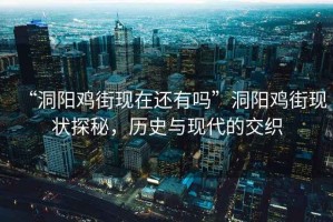 “洞陽雞街現(xiàn)在還有嗎”洞陽雞街現(xiàn)狀探秘，歷史與現(xiàn)代的交織