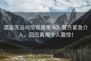 酒店洗浴間驚現攝像頭？警方緊急介入，回應真相令人震驚！