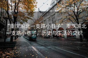 “重慶渝北一支路小巷子”重慶渝北一支路小巷子，歷史與生活的交織