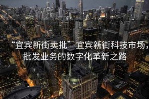“宜賓新街賣批”宜賓新街科技市場，批發(fā)業(yè)務的數(shù)字化革新之路