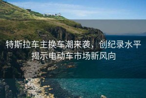 特斯拉車主換車潮來襲，創(chuàng)紀(jì)錄水平揭示電動車市場新風(fēng)向